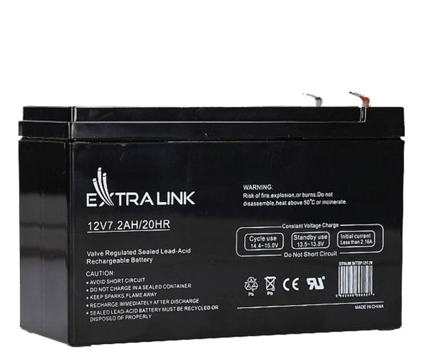 ExtraLink Akumulator AGM 12V 7.2AH - 1086649 - zdjęcie